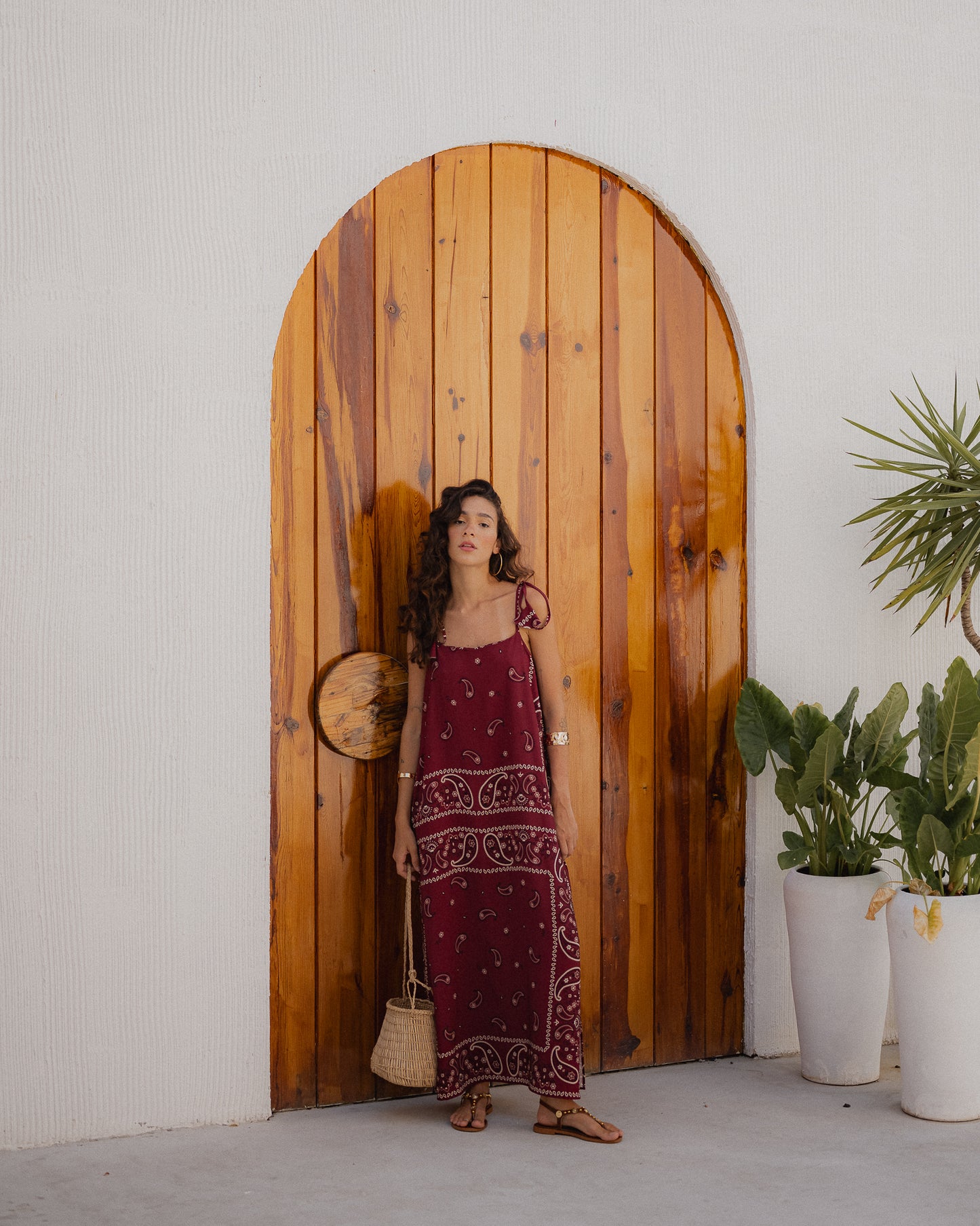 Vestido Bordo 2 em 1