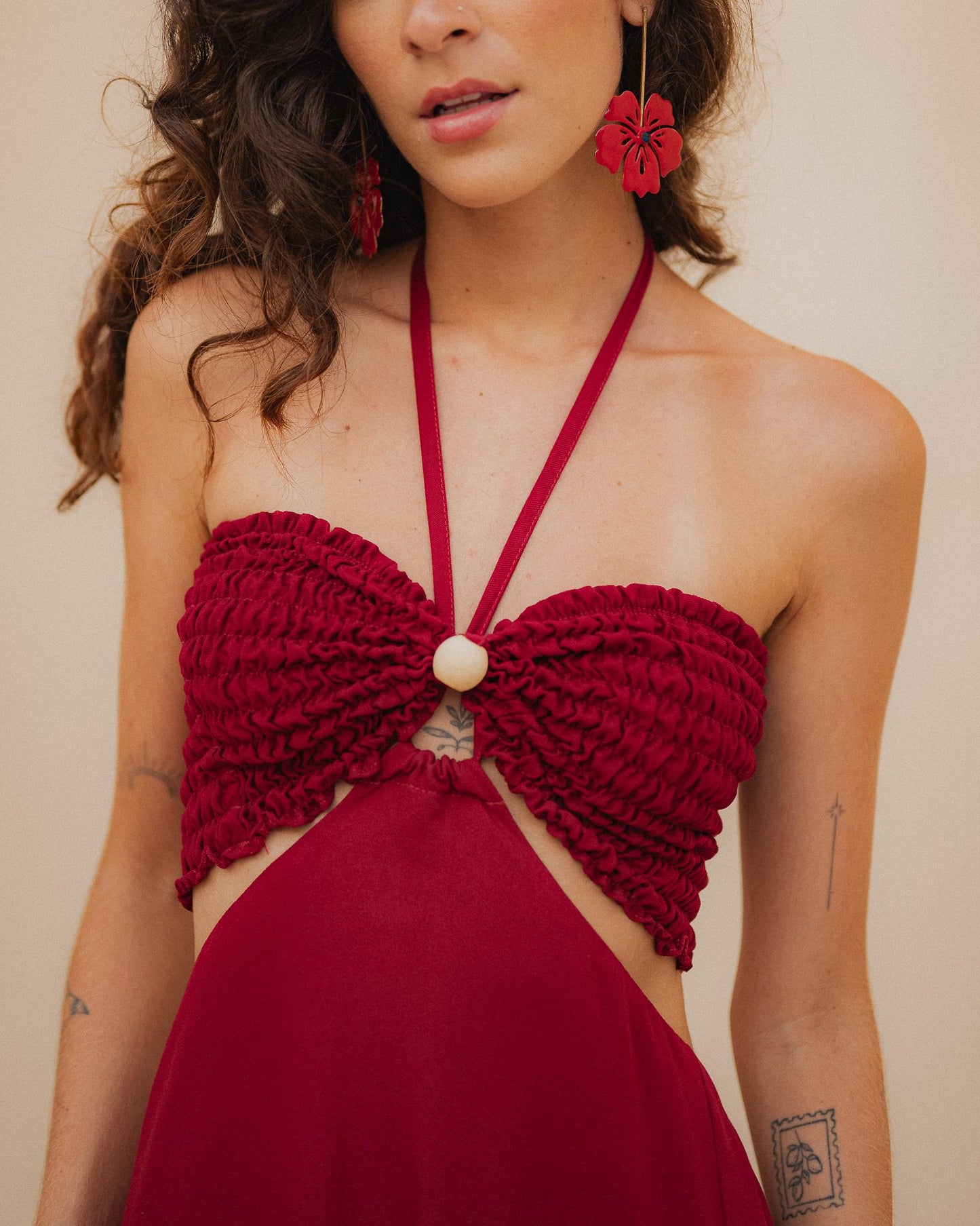 Vestido Eduarda - Vermelho