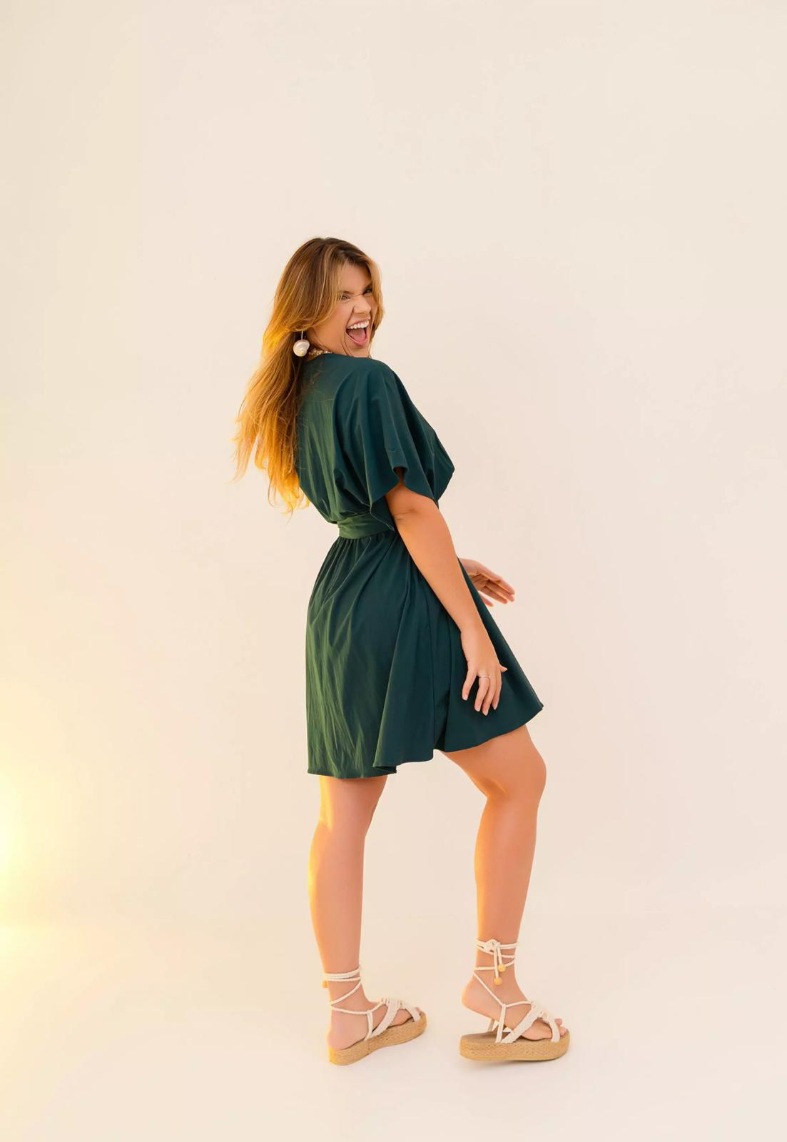 Vestido Kimono - Verde