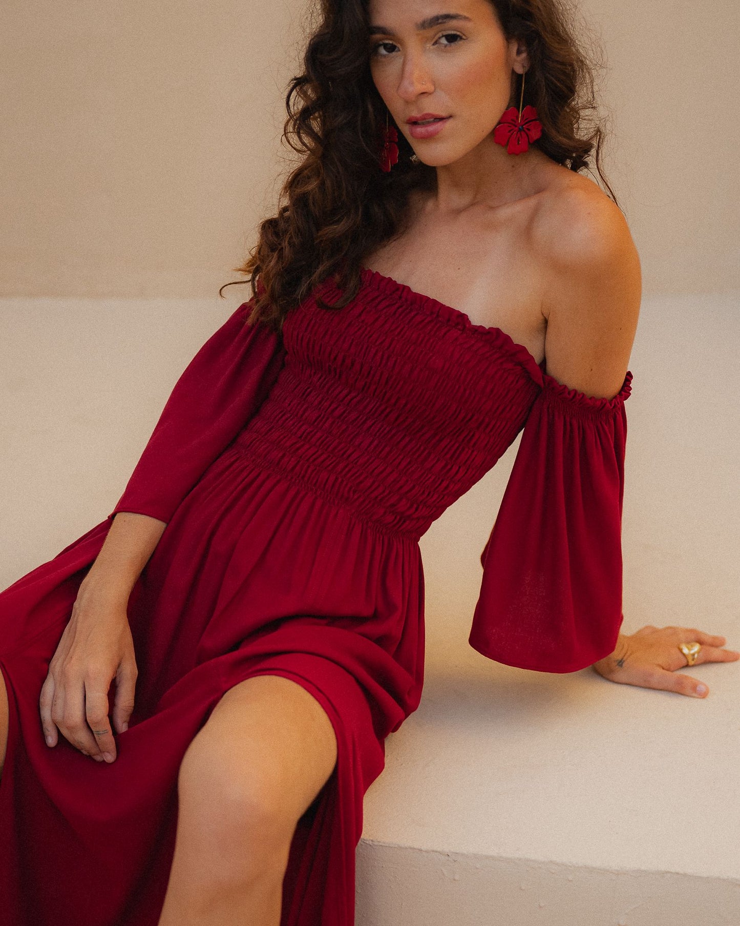 Vestido Mariana - Vermelho