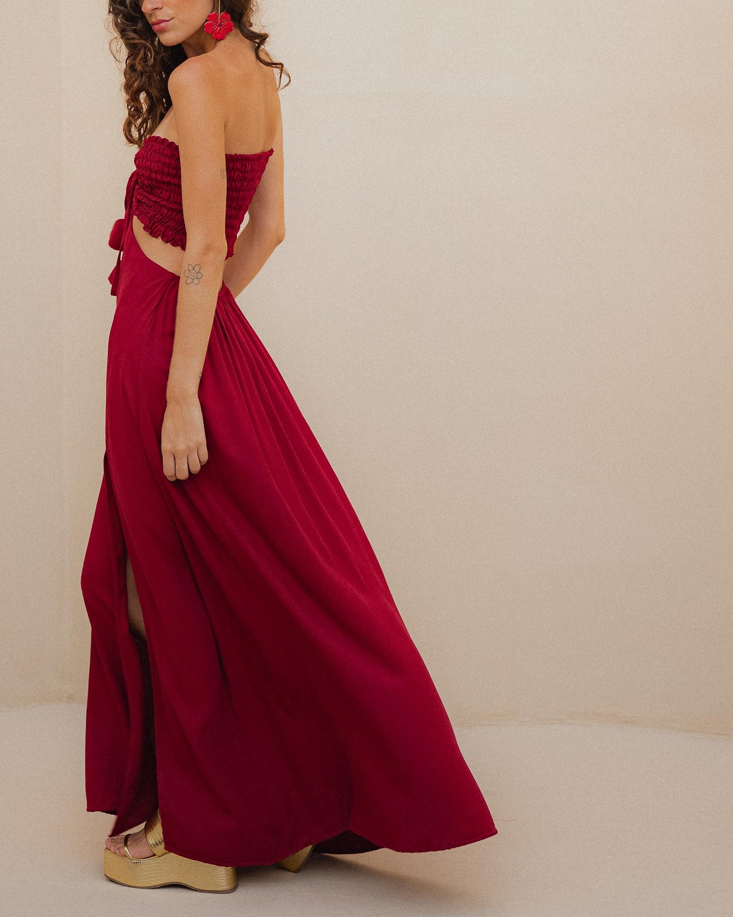 Vestido Eduarda - Vermelho